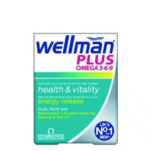 Vitabiotics Wellman Plus Omega 3-6-9 – 56 Tablets