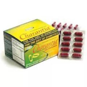 Charantia Ampalaya Food Supplement- 500mg Capsules Box of 100