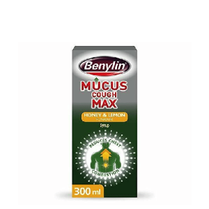 BENYLIN® Mucus Cough Max Honey & Lemon Flavour Syrup