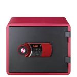 EAGLE SAFE FIRE RESISTANT SAFES W_YES ELECTRONIC LOCK RED