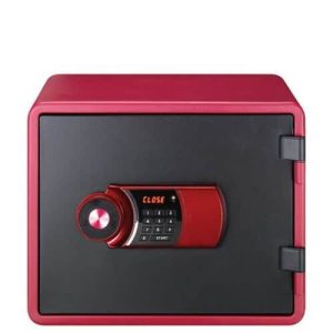 EAGLE SAFE FIRE RESISTANT SAFES W_YES ELECTRONIC LOCK RED