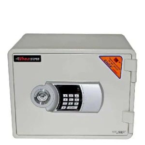 EAGLE SAFE FIRE RESISTANT SAFES W_YES ELECTRONIC LOCK WHITE