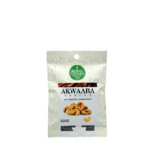 AKWAABA SNACKS DRY ROASTED CASHEW - 40g