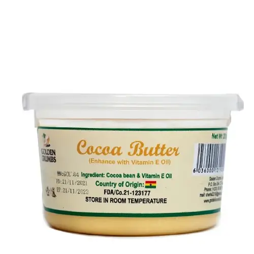 golden crumbs natural cocoa butter 300g
