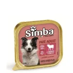 Dog Food, Adult, Pate, (Beef and Peas)Simba, 150g