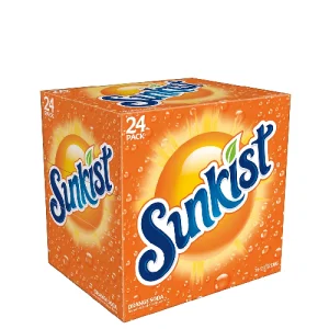 Sunkist Orange Soda Mini Soda Cans