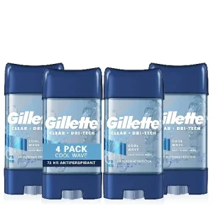 gillette clear = dri + tech deodorant