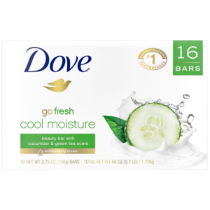 Dove Cool Moisture Cucumber & Green Tea Scent Soap Bars