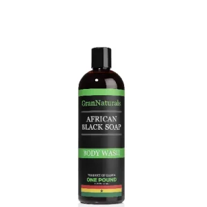 African Black Soap Body Wash, FMN Naturals, 420ml