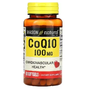 Mason Natural, Co Q10, 100 mg, 60 Softgels