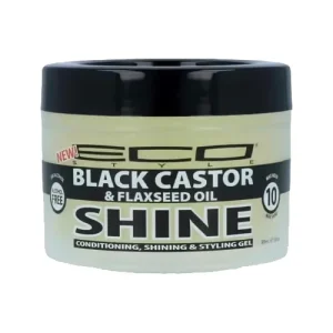 Eco Style Shine Black Castor 3oz (89ml)