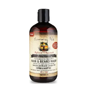 Sunny Isle Jamaican Black Castor Oil 2-N-1 Hair & Beard Wash 12 oz