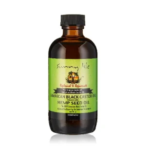 Sunny Isle Jamaican Black Castor Oil Infused with Hemp Seed Oil 4 oz