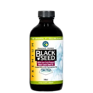 Amazing Herbs Premium Black Seed Oil 8oz_240ml