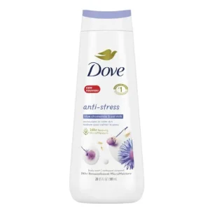 Dove Anti-Stress Body Wash Blue Chamomile & Oat Milk- 20oz