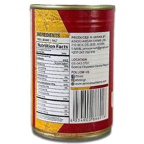efirititi canned waakye