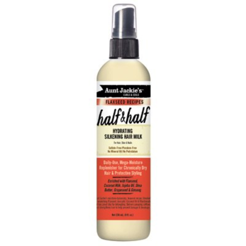 Aunt Jackie’s Half & Half Hydrating Silkening Hair Milk – 12oz