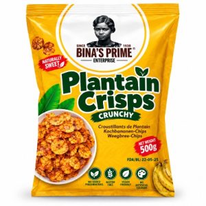 BINAS Ripe Plantain Crisps 500g
